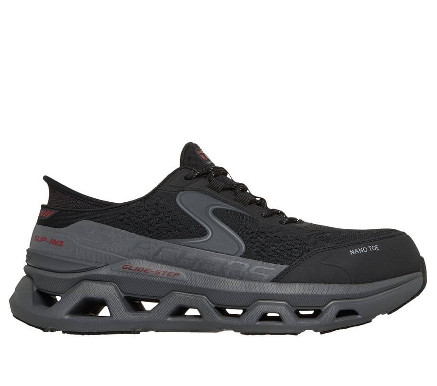 Skechers Slip-ins Work Slip-Resistant: Glide-Step Altus - Torq, NOIR / GRIS ANTHRACITE, fullimage number 0
