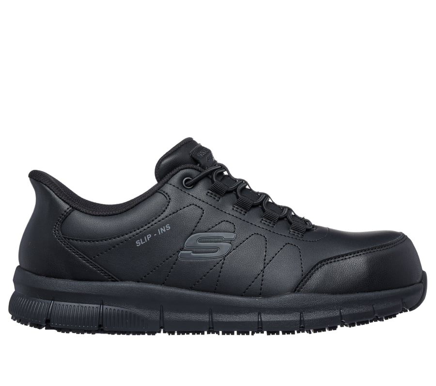 Skechers Slip-ins Work: Nampa - Noren, BLACK, fullimage number 0