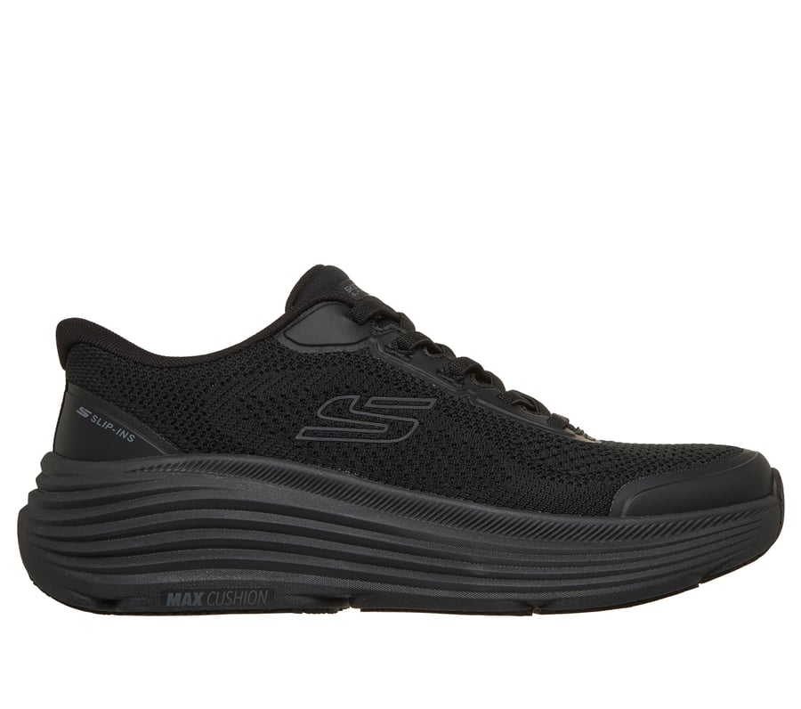 Skechers Slip-ins Work Slip-Resistant: Max Cushioning Endeavour, BLACK, fullimage number 0