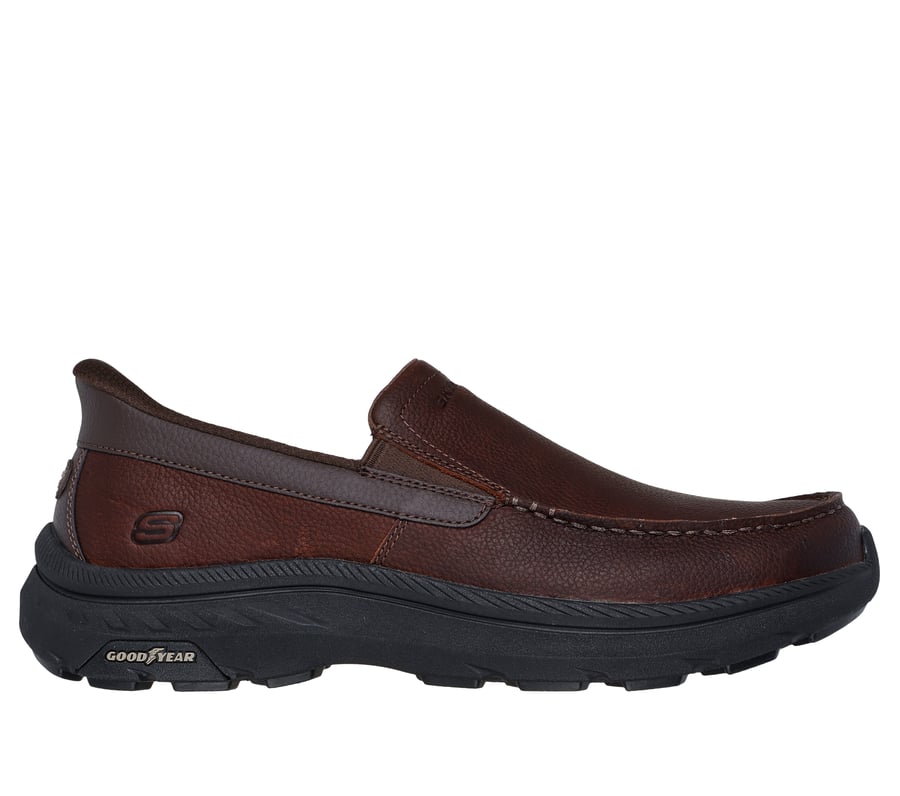 Skechers Slip-ins Relaxed Fit: Pollard - Osgood, RED / BROWN, fullimage number 0