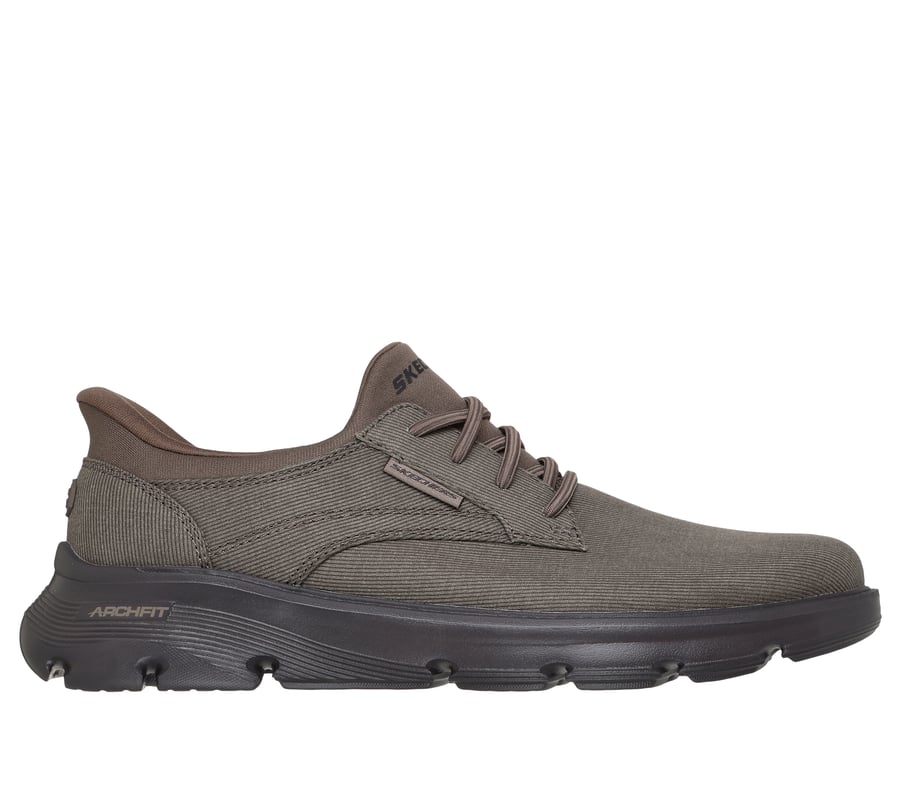 Skechers Slip-ins Relaxed Fit: Arch Fit Garza - Thaddeus, BROWN, fullimage number 0