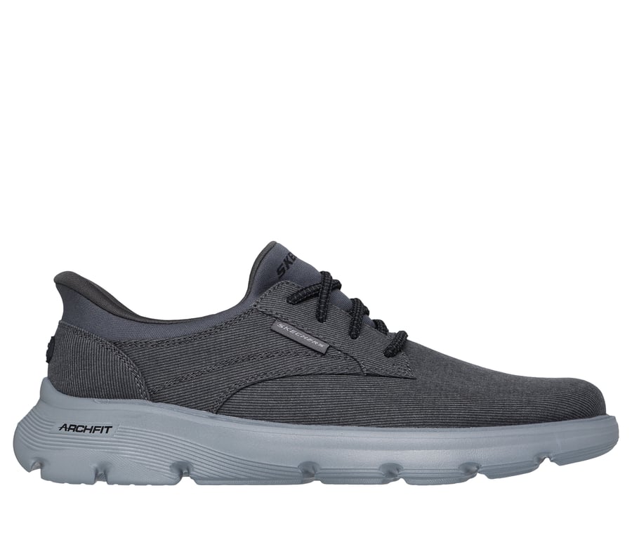 Skechers Slip-ins Relaxed Fit: Arch Fit Garza - Thaddeus, CHARCOAL, fullimage number 0