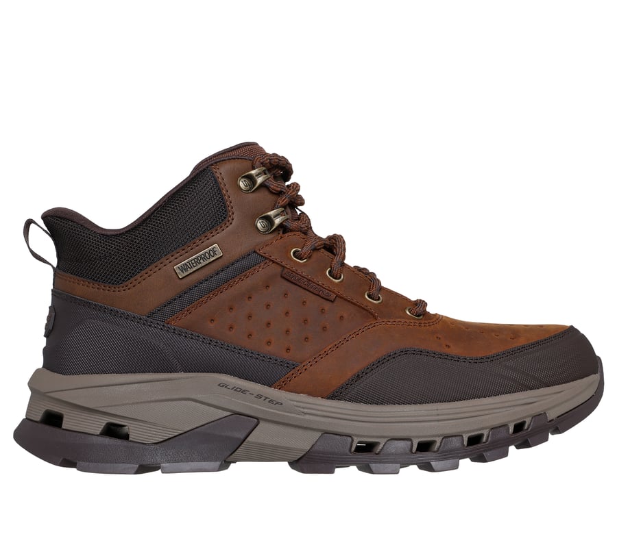 Skechers Slip-ins Waterproof Relaxed Fit: Glide-Step Randell - Brecken, BRUN, fullimage number 0