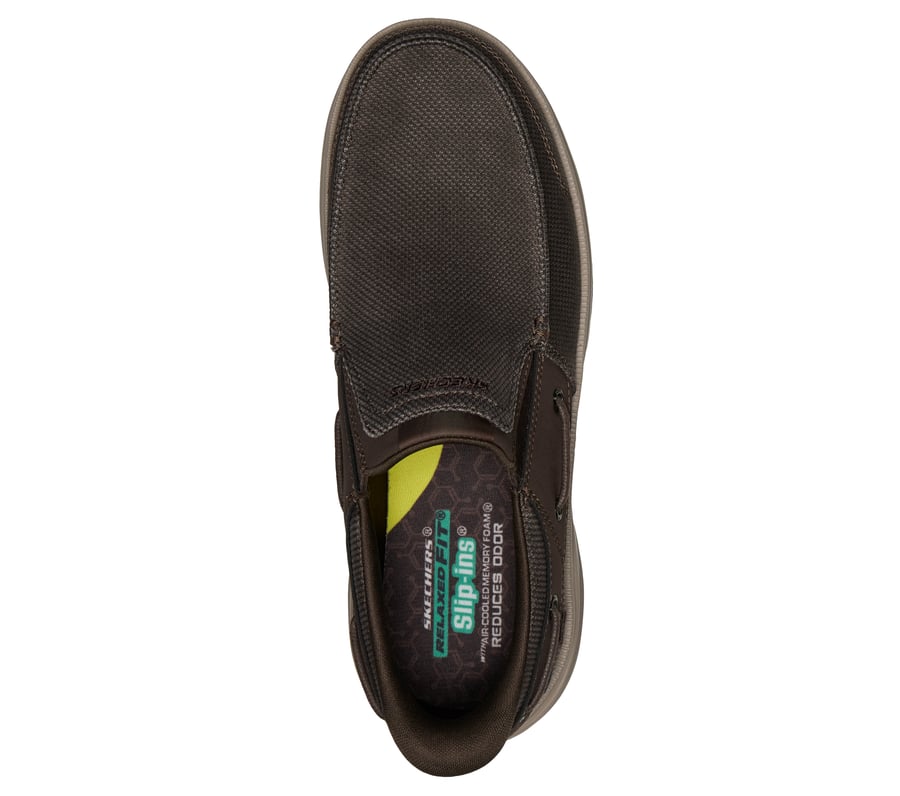Skechers Men's Rustic Boat Shoes | Brown | Size 8 | Mesh