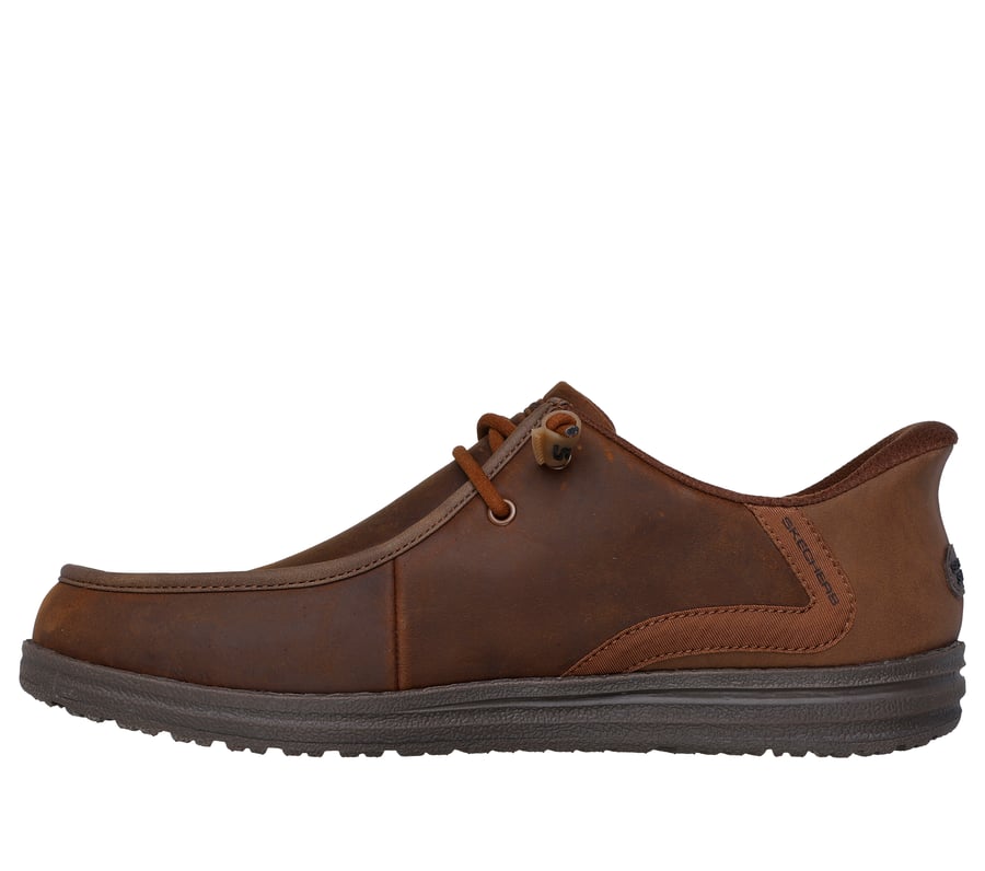 Skechers Melson 2.0 Orvano Shoes Mens Sz 11 Chocolate Brown Slip Ins On Sneakers Skechers Melson 2.0 Orvano Shoes Mens Sz 11 Chocolate Brown  main image 4