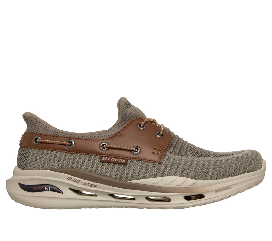 Skechers Slip-ins Relaxed Fit: Arch Fit Orvan - Shoreman, TAUPE / BROWN, fullimage number 0