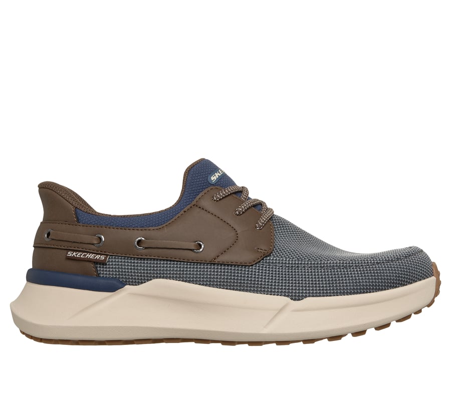 Skechers Slip-ins Relaxed Fit: Toliver - Ramiro, NAVY / BROWN, fullimage number 0
