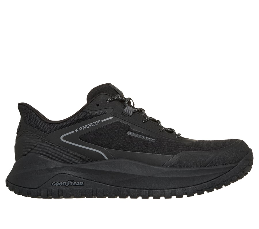 Skechers Slip-ins Waterproof Relaxed Fit: Badger - Koda, NEGRO, fullimage number 0