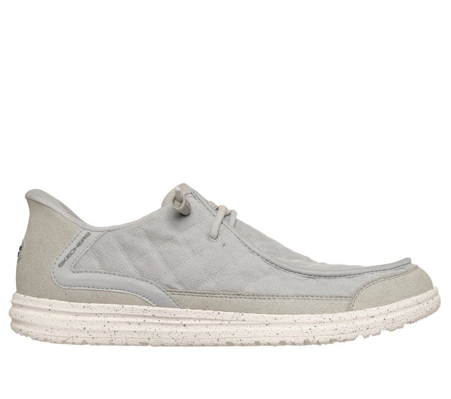Skechers Slip-ins Relaxed Fit: Melson - Cozy Fit Diamond Moc, LIGHT GRAY, fullimage number 0