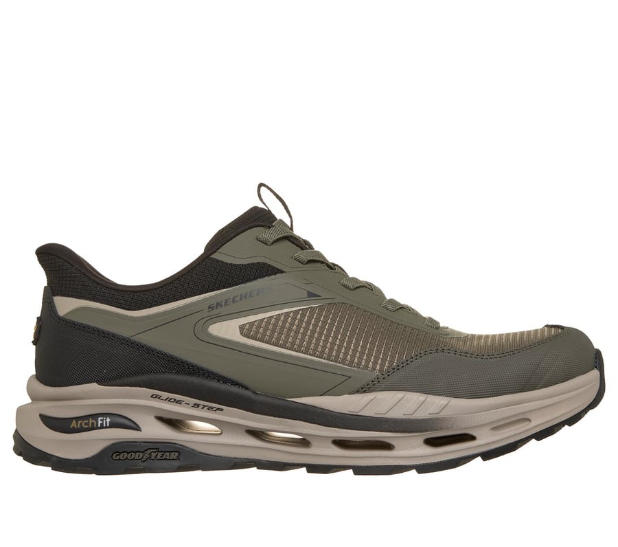 Skechers Slip-ins Relaxed Fit: Arch Fit Orvan - Talon, OLIVE, fullimage number 0