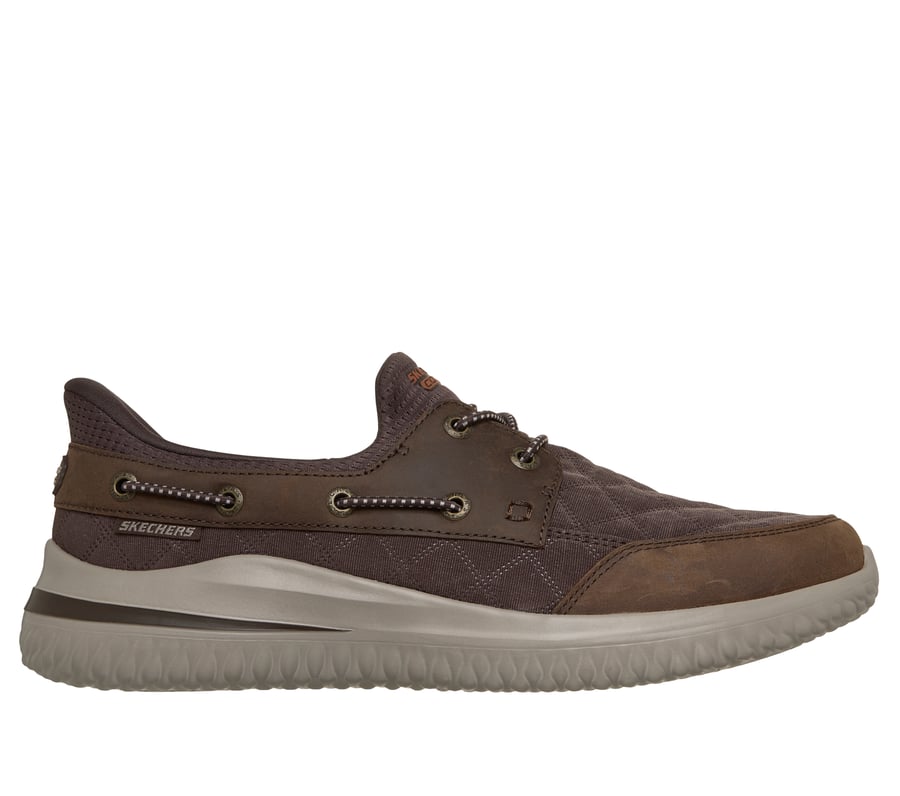 Skechers Slip-ins: Delson 3.0 - Cozy Fit Skipper, CHOCOLAT, fullimage number 0