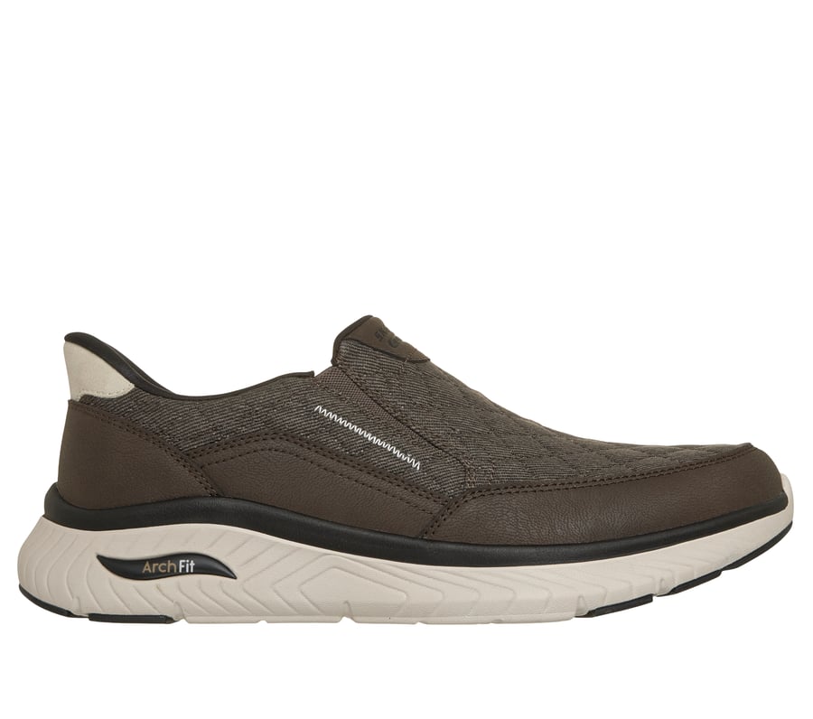 Skechers Slip-ins Relaxed Fit: Arch Fit Crosser - Cozy Fit Wesley, CHOCOLATE, fullimage number 0
