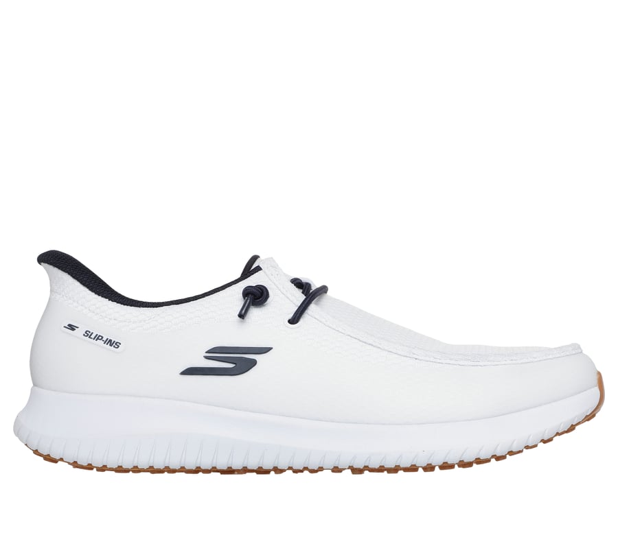 Skechers Slip-ins Relaxed Fit: Golf Flight - Moc, WHITE / NAVY, fullimage number 0