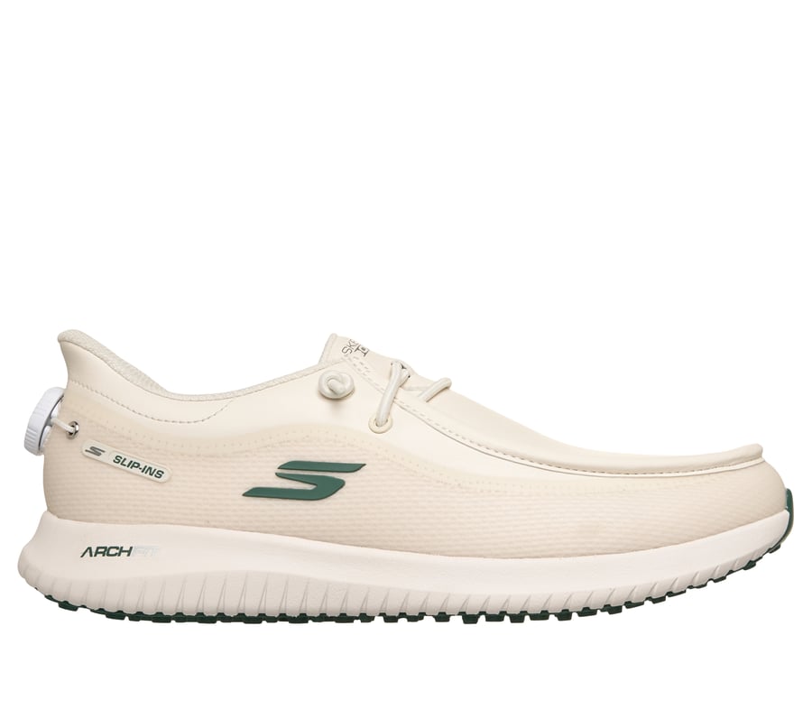Skechers Slip-ins Golf Relaxed Fit: Flight - Moc Twist Fit, OFF WHITE, fullimage number 0