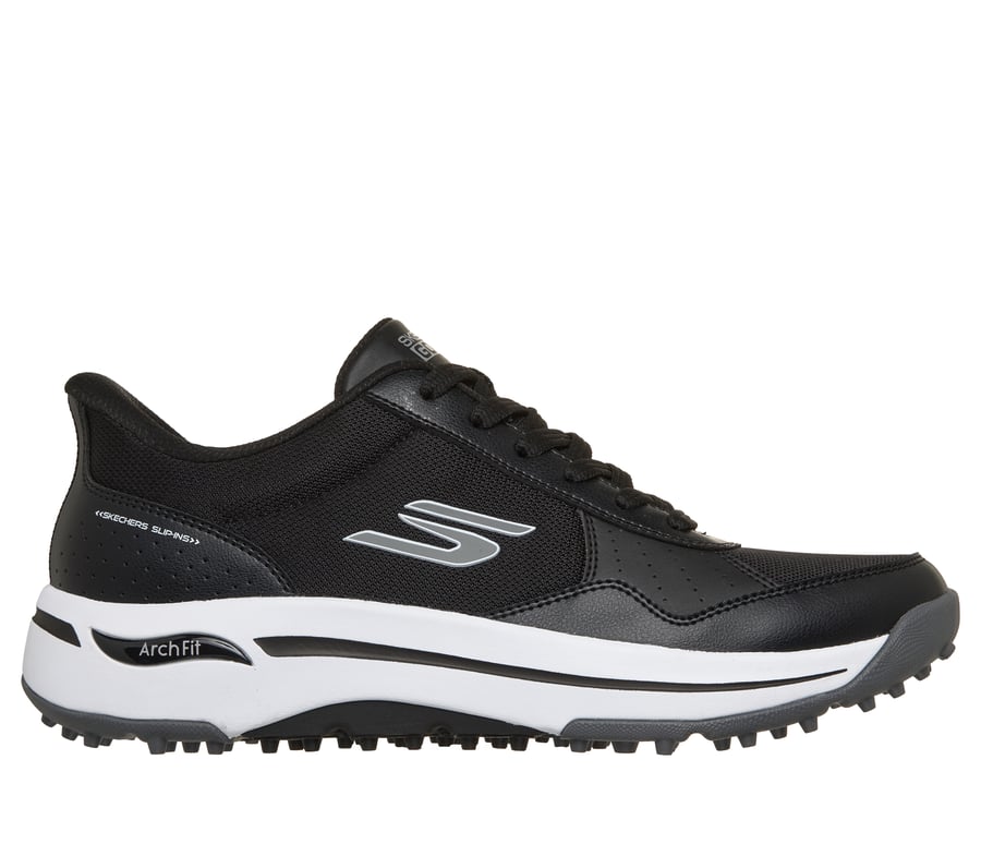 Skechers Slip-ins: GO GOLF Arch Fit - Line Up 2.0, BLACK / WHITE, fullimage number 0