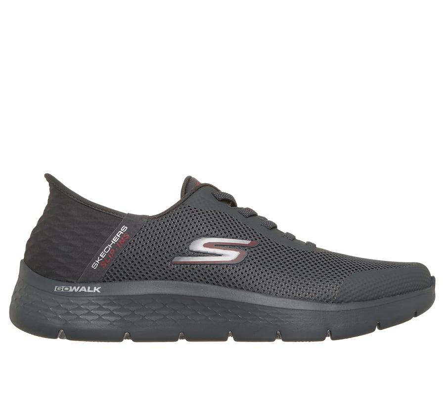 Skechers Slip-ins: GO WALK Flex - Hands Up, SÖTÉT SZÜRKE, fullimage number 0