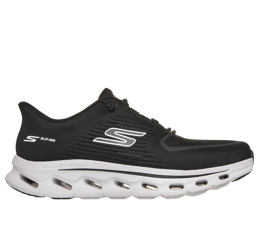 Skechers Slip-ins: GO WALK Glide-Step 2.0 - Santiago, BLACK / WHITE, fullimage number 0