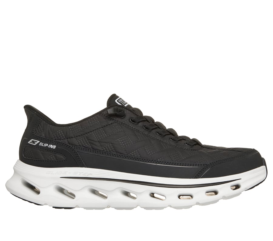 Skechers Slip-ins: GO WALK Glide-Step 2.0 - Cozy Fit Walker, NOIR / BLANC, fullimage number 0