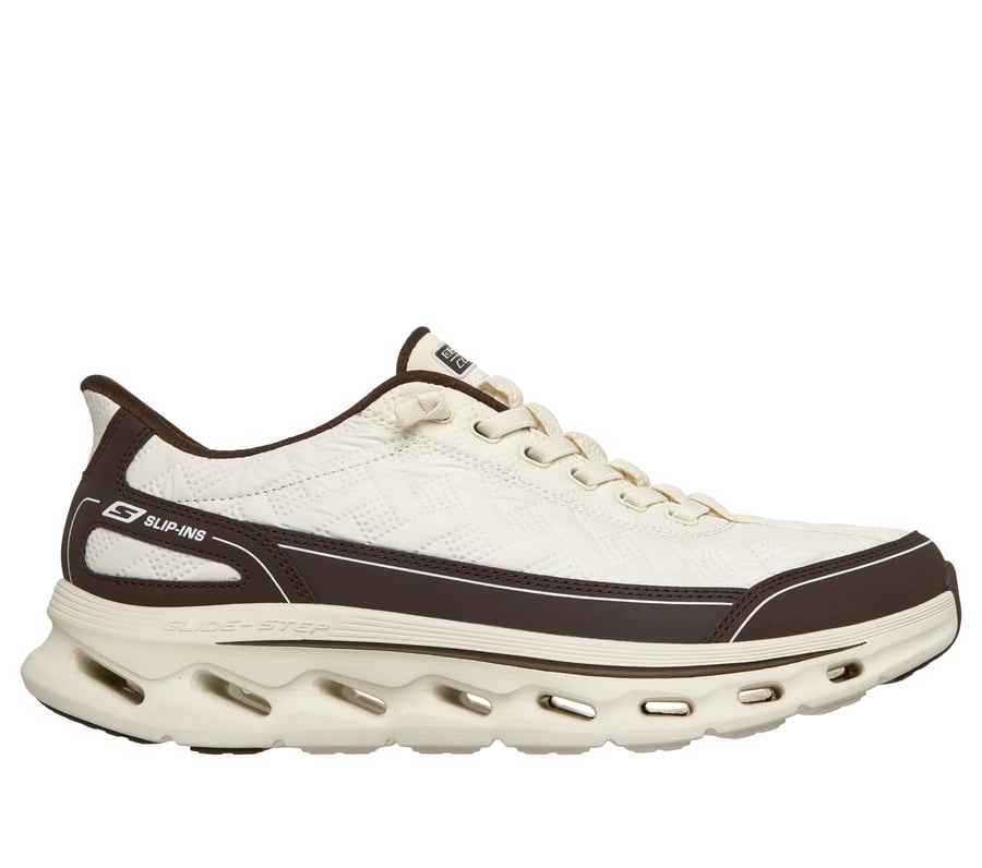 Skechers Slip-ins: GO WALK Glide-Step 2.0 - Cozy Fit Walker, BRUN CLAIR / BRUN, fullimage number 0