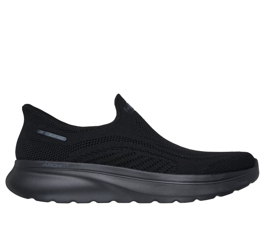 Skechers Slip-ins Relaxed Fit: GO WALK Arch Fit N-Joy - Dale, BLACK, fullimage number 0
