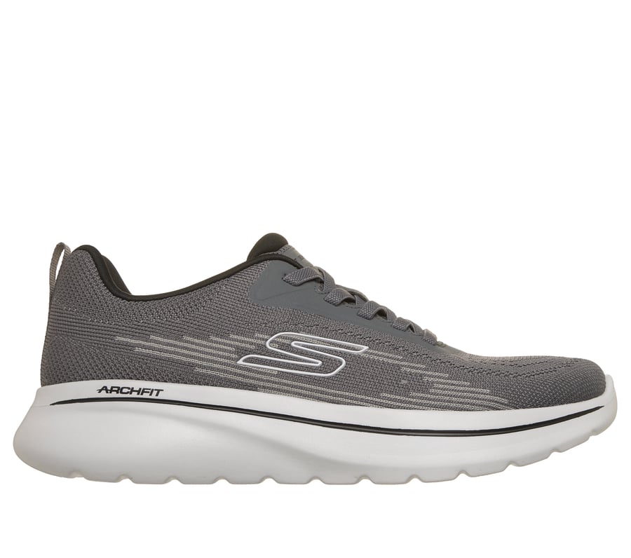 Relaxed Fit: GO WALK Arch Fit N-Joy - Nate, GRAY, fullimage number 0