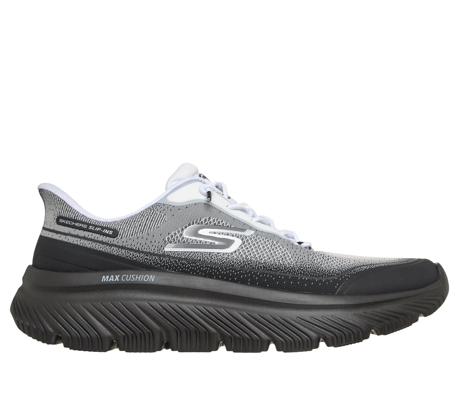 Skechers Slip-ins: GO WALK Max Cushioning - Zoltar, BLACK / WHITE, fullimage number 0