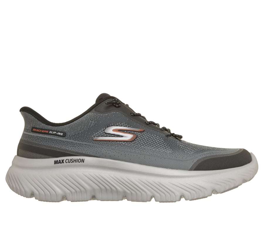 Skechers Slip-ins: GO WALK Max Cushioning - Zoltar, CHARCOAL/BLACK, fullimage number 0