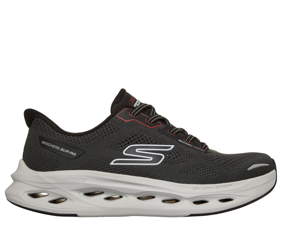 Skechers Slip-ins: Max Cushioning Glide-Step - Oaklin, BLACK / GRAY, fullimage number 0