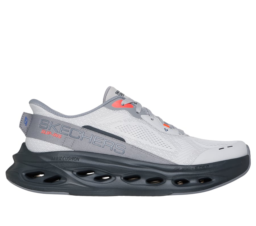 Skechers Slip-ins: Max Cushioning Glide-Step - Advert, GRAY / BLACK, fullimage number 0
