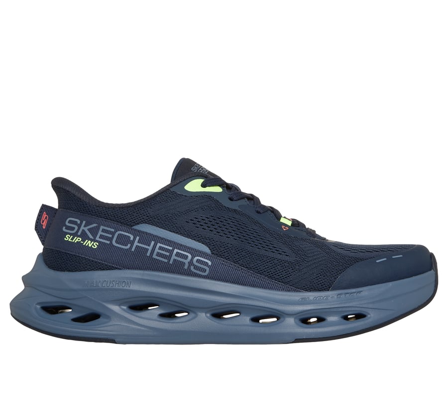 Skechers Slip-ins: Max Cushioning Glide-Step - Advert, NAVY / MULTI, fullimage number 0