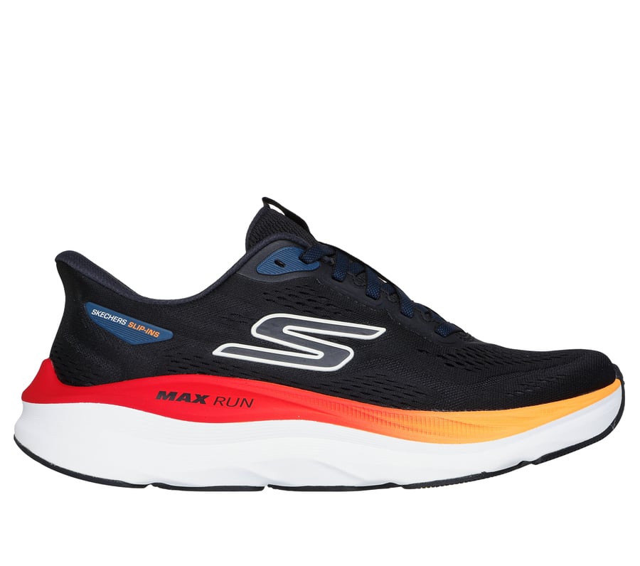 Skechers Slip-ins: Max Cushioning - Max Run, BLACK / MULTI, fullimage number 0