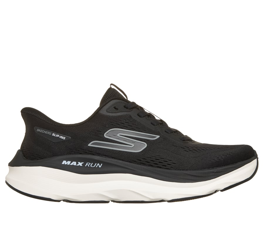 Skechers Slip-ins: Max Run, BLACK / WHITE, fullimage number 0
