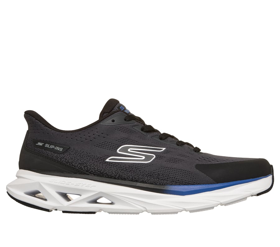 Skechers Slip-ins: Glide-Step Vortex, BLACK / CHARCOAL, fullimage number 0
