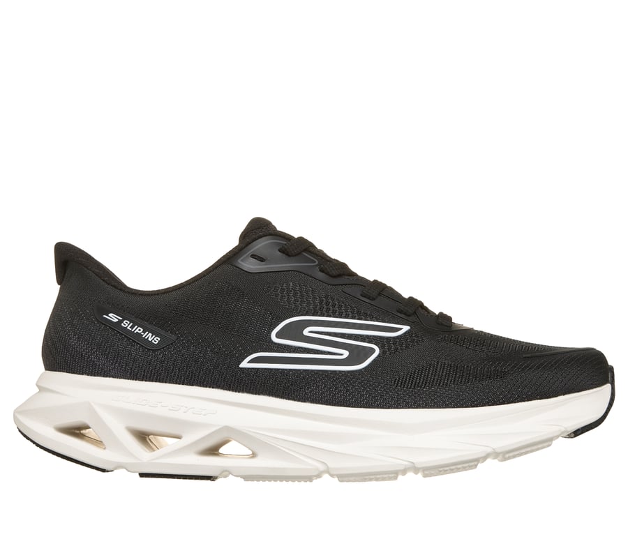 Skechers Slip-ins: Glide-Step Vortex - Rapid Edge, BLACK / WHITE, fullimage number 0