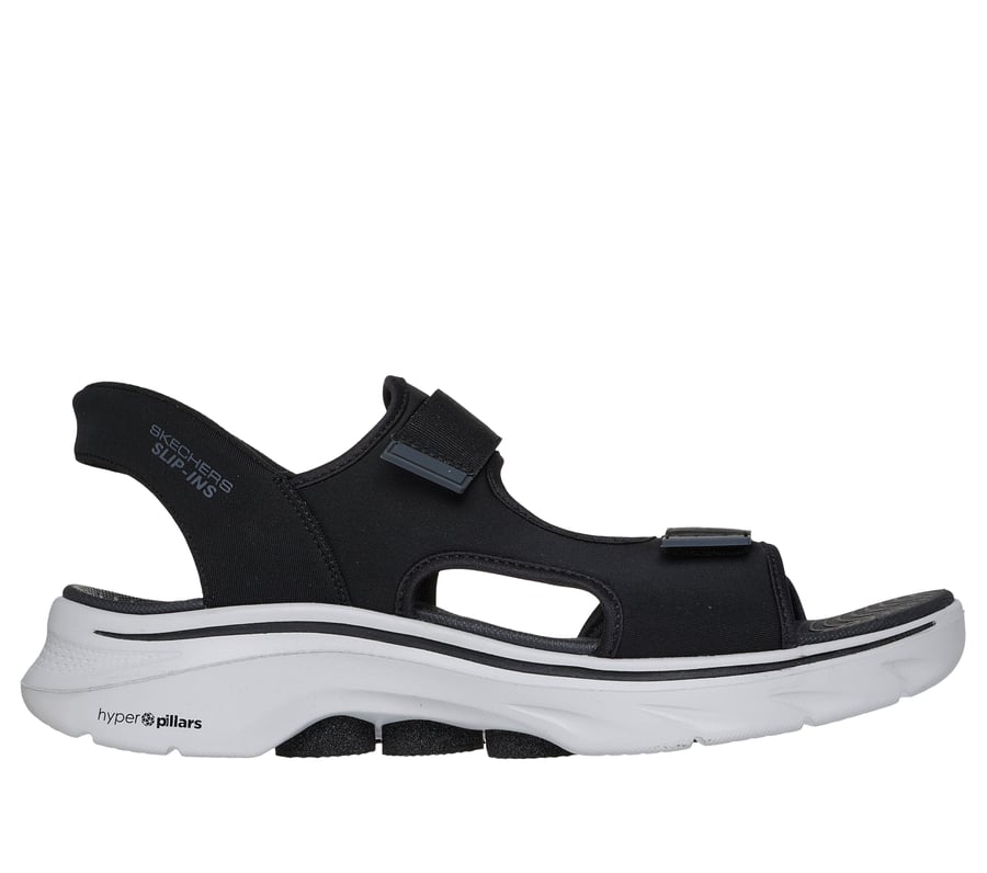 Skechers Slip-ins: GO WALK 7 Sandal - Ken, NOIR / GRIS, fullimage number 0