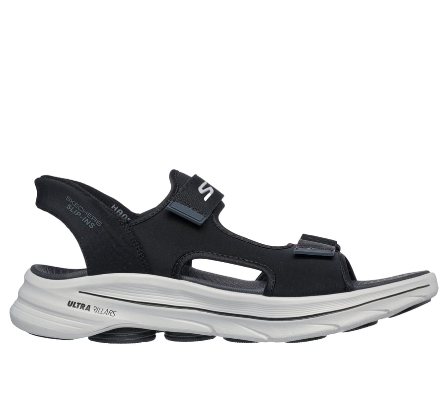 GO WALK 8 Sandal - Ken II, BLACK / GRAY, fullimage number 0