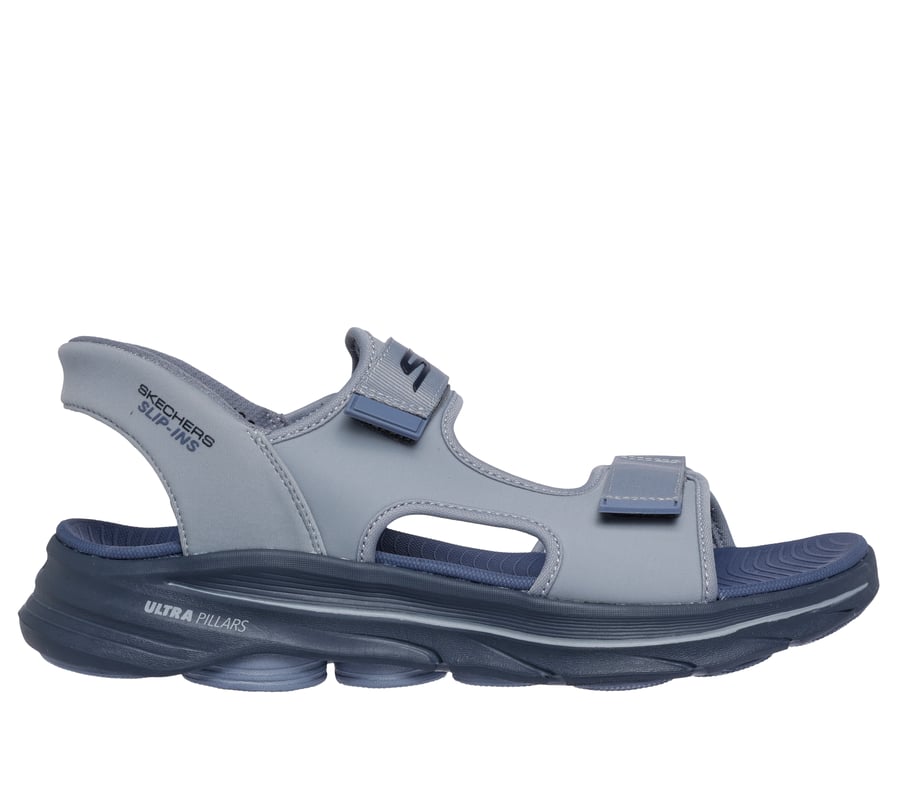 GO WALK 8 SANDAL - KEN II, GRAY / CHARCOAL, fullimage number 0