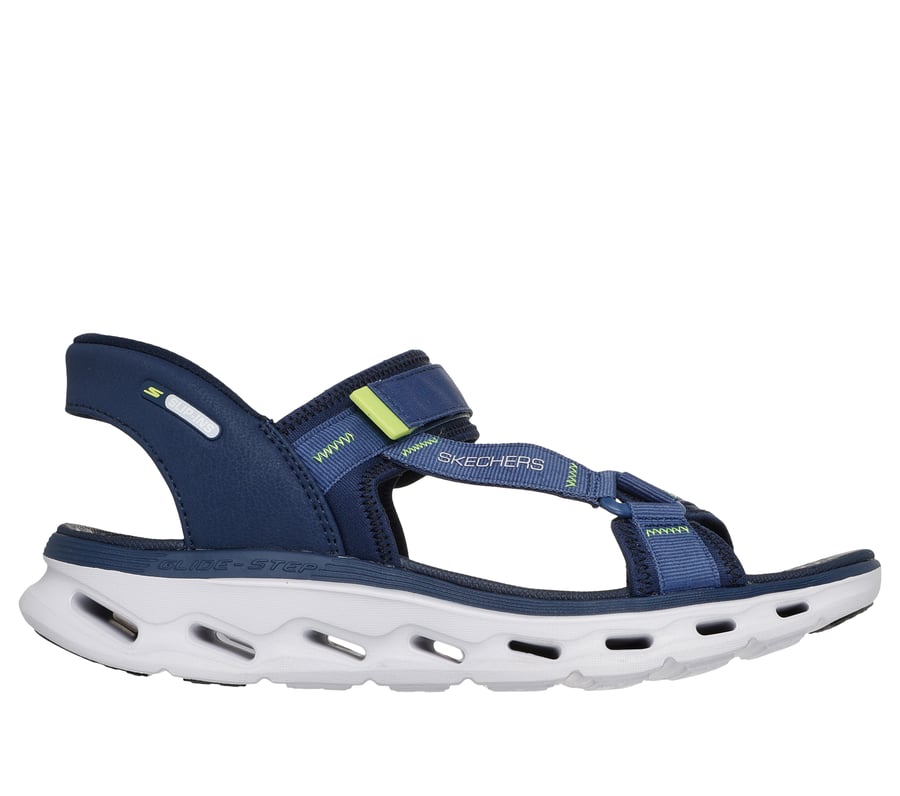 Skechers Slip-ins: GO WALK Glide-Step 2.0 Sandal - Gerry, NAVY / LIMA, fullimage number 0