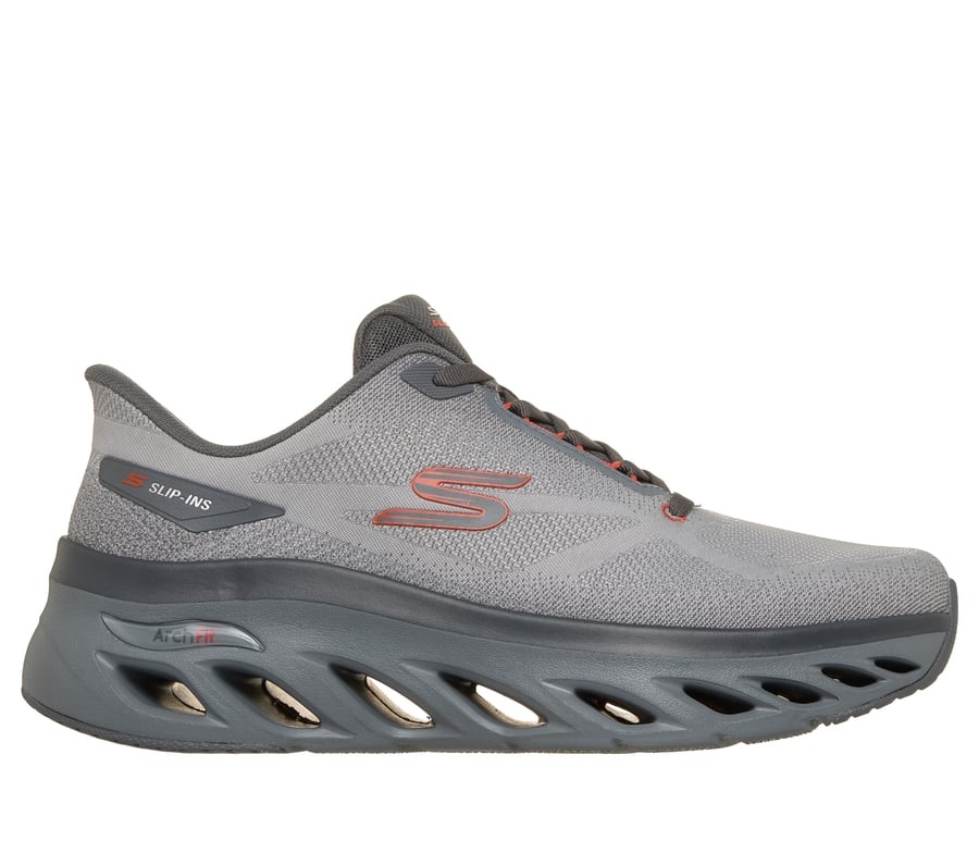 Skechers Slip-ins: Arch Fit Glide-Step - Hirusher, GRAU / ORANGE, fullimage number 0