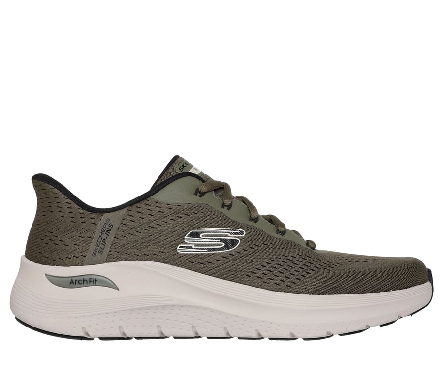 Skechers Slip-ins: Arch Fit 2.0 - Lestur, OLIVA  / NERO, fullimage number 0