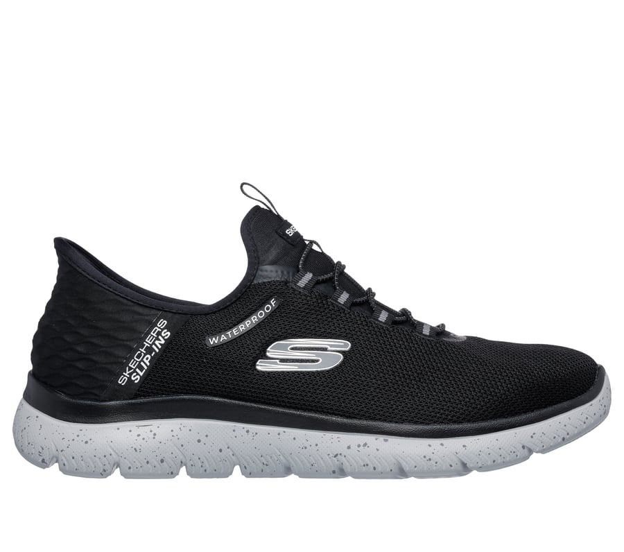 Skechers Slip-ins Waterproof: Summits - Corbos, BLACK / GRAY, fullimage number 0