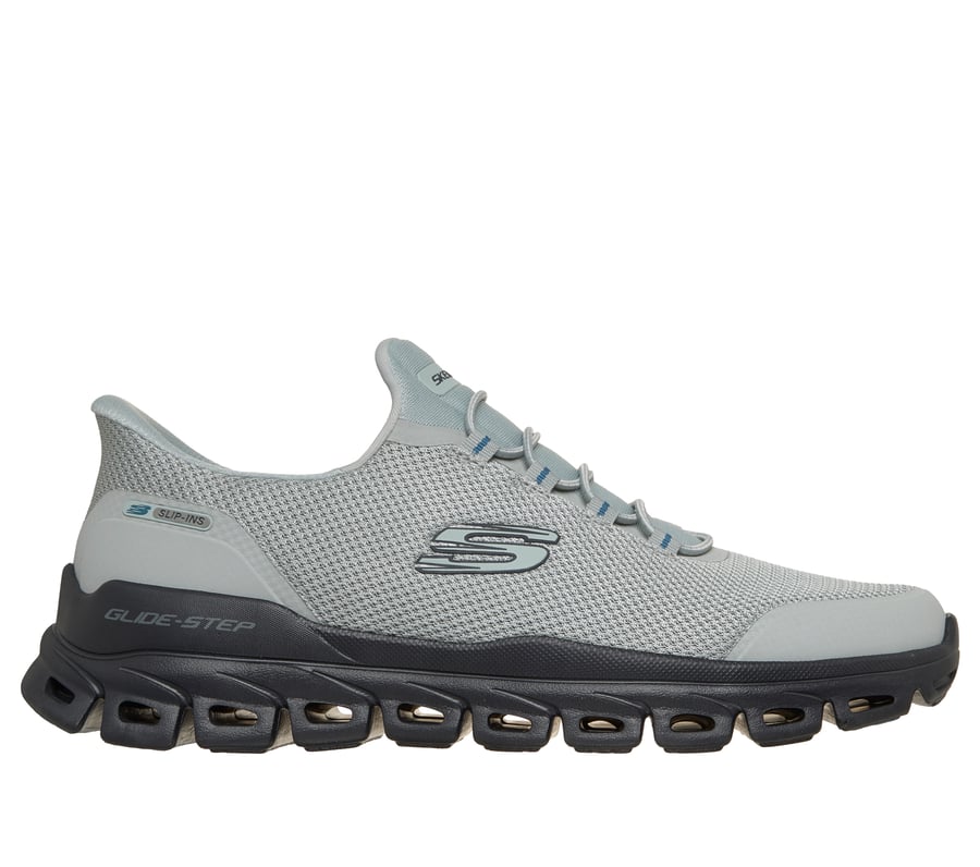 Skechers Slip-ins: Glide-Step - Remnynt, LIGHT GRAY / BLACK, fullimage number 0
