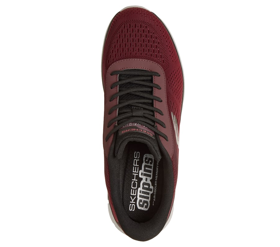 Skechers Men’s Slip Ins Sport Court 92  Size 9.5 Red/Black Skechers Shoes Sport Men main image 3
