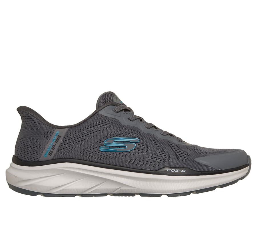 Skechers Slip-ins Relaxed Fit: Equalizer 6.0 - Durran, CHARCOAL/BLUE, fullimage number 0