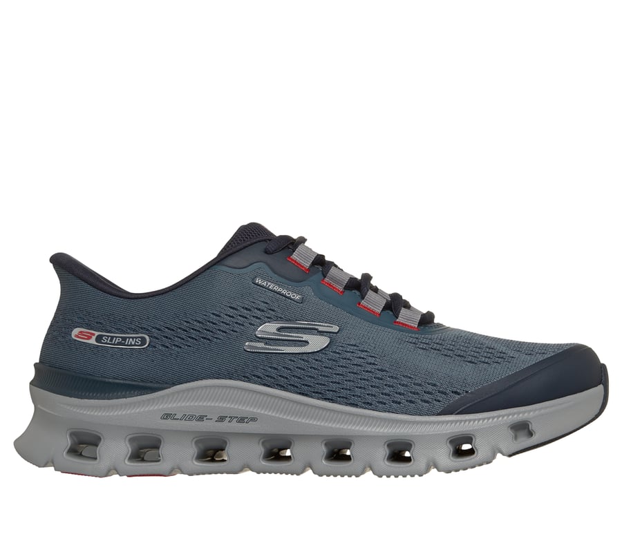 Skechers Slip-ins Waterproof: Glide-Step Pro - Chaching, NAVY / GRAY, fullimage number 0