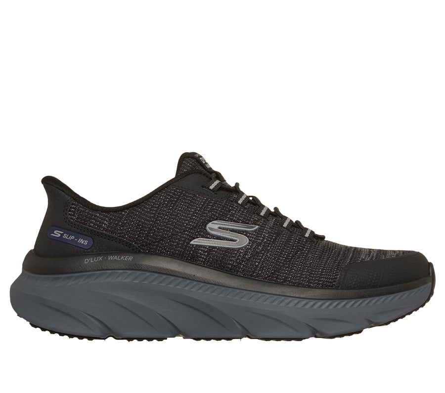 Skechers Slip-ins Relaxed Fit: D'Lux Walker 3.0 - Drevven, NOIR / GRIS ANTHRACITE, fullimage number 0