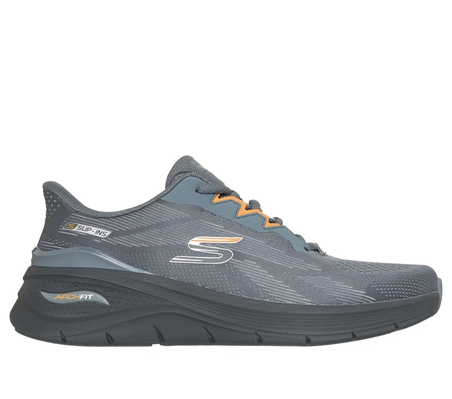 Skechers Slip-ins: Arch Fit 3.0 - Fiddow, CHARCOAL / ORANGE, fullimage number 0