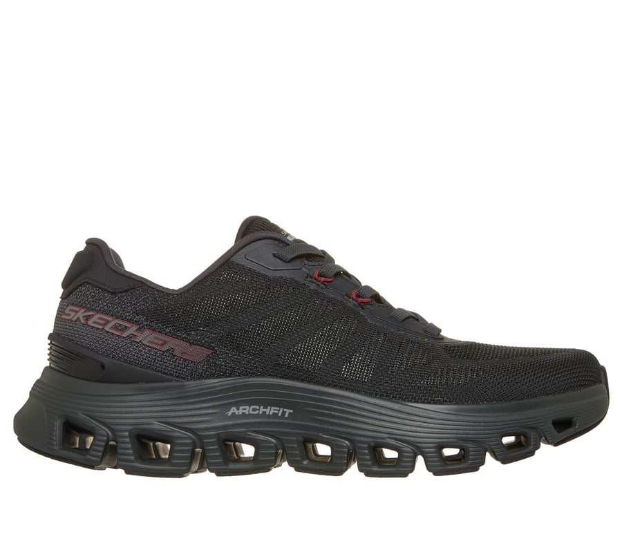 Arch Fit Glide-Step Wave - Bremet, BLACK / RED, fullimage number 0
