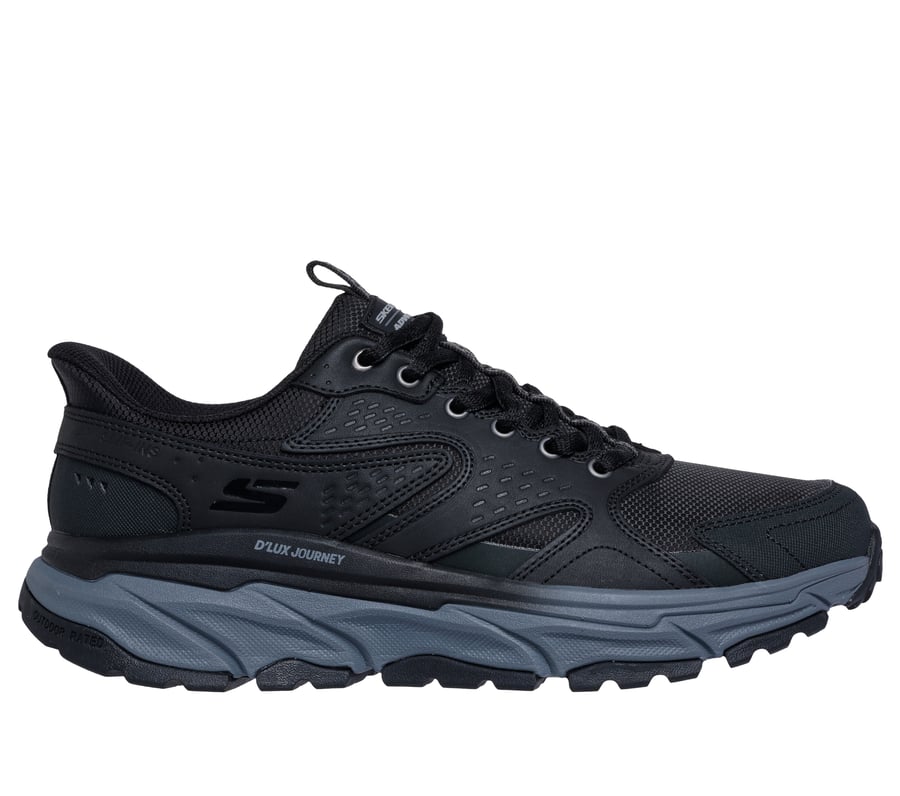 Skechers Slip-ins Relaxed Fit: D'Lux Journey - Sand Point Creek, BLACK / CHARCOAL, fullimage number 0