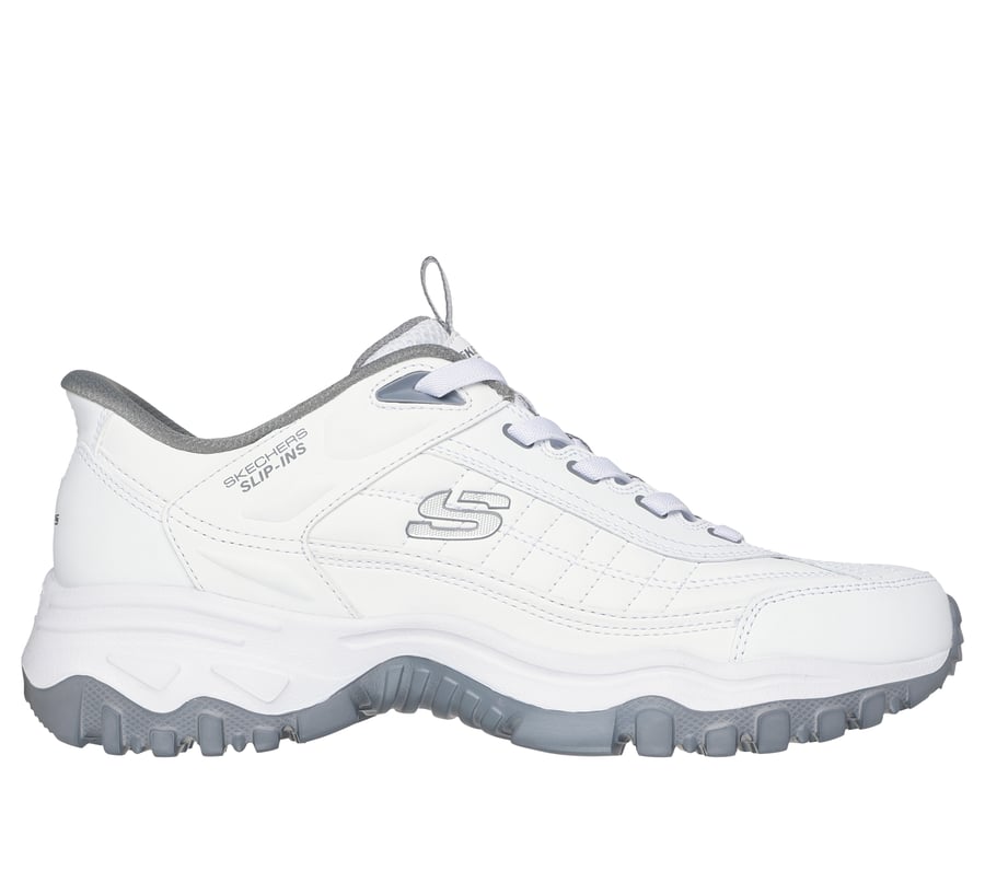 Skechers Slip-ins: E'Lite Afterburn - Grill Corporal, WHITE / GRAY, fullimage number 0
